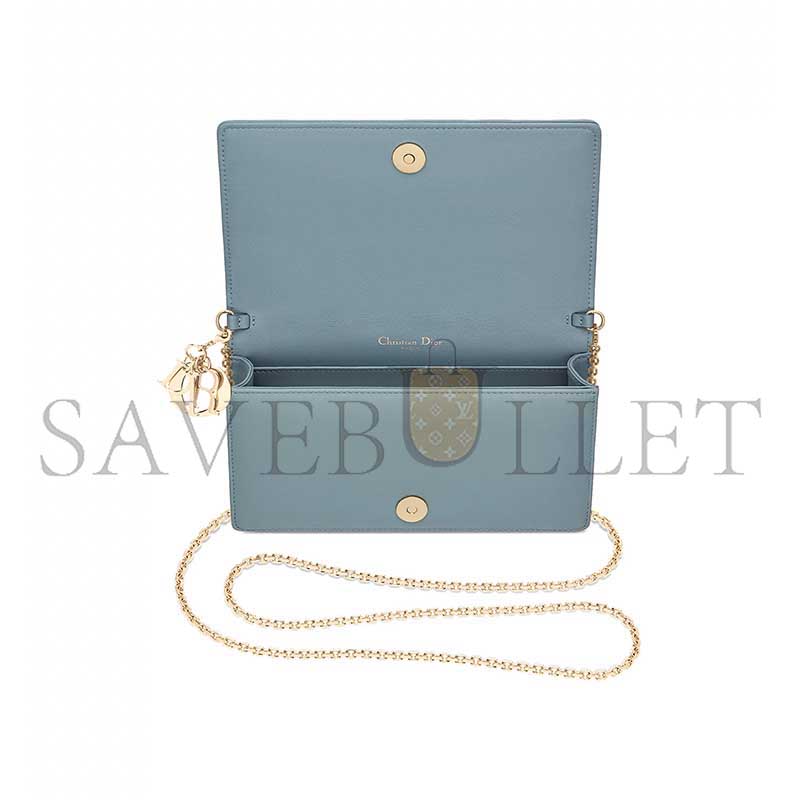 DIOR LADY DIOR POUCH WITH CHAIN S0204ONMJ_M81B (22*13*5cm)